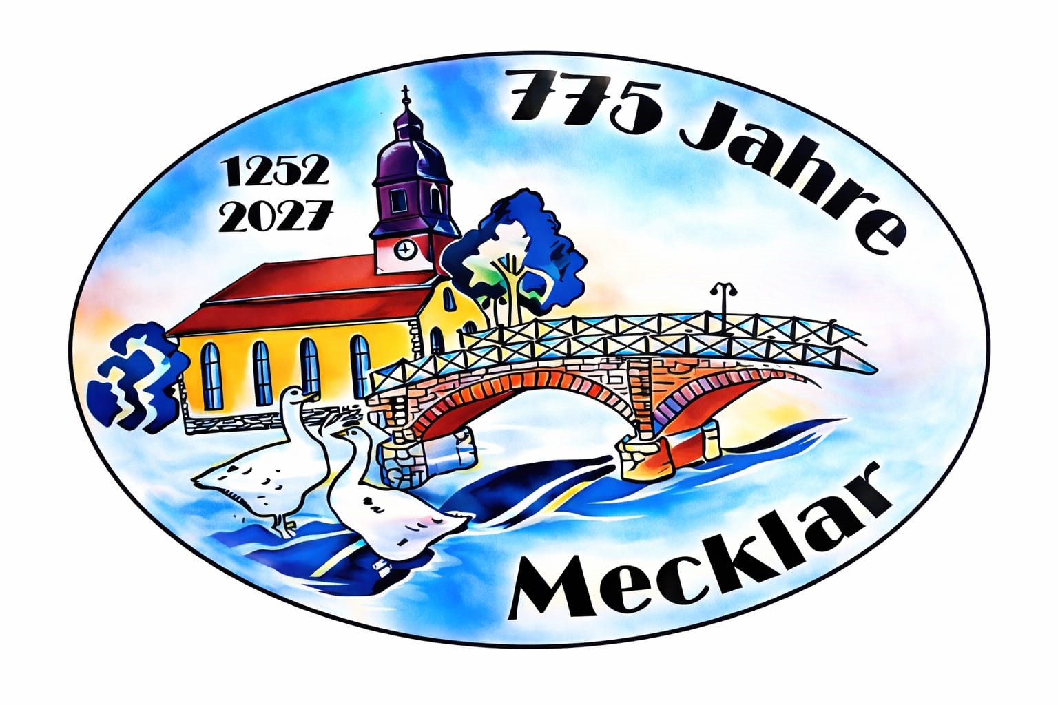 Logo der 775-Jahrfeier Mecklar 1252–2027